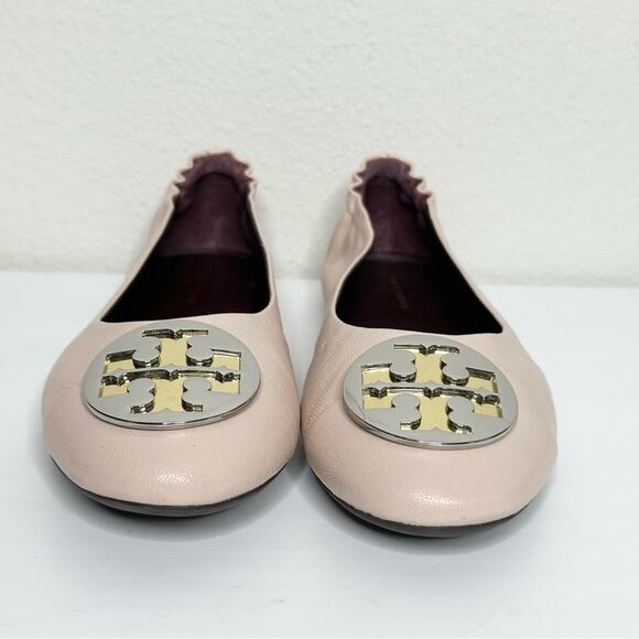 TORY BURCH Claire Cap-toe Ballet Flats Size 8 - Picture 5 of 6